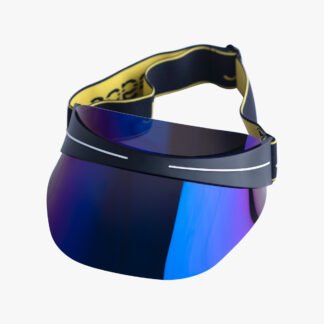 John Lagos Blue Reflective Sun Visors